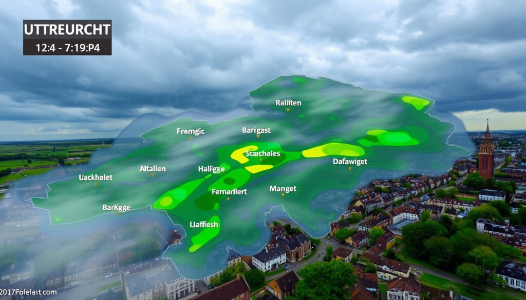Buienradar Utrecht 24 uur: actuele neerslagverwachting per uur